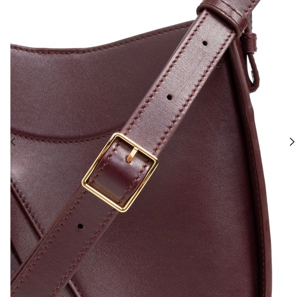 Loewe Hammock Slice Bag in Dark Burgundy NWT - Picture 5 of 9